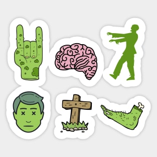 Typical Zombie Pack Sticker